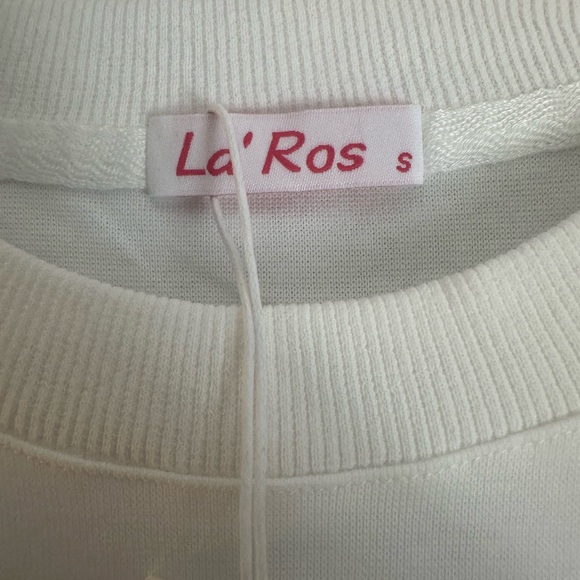 La’ Ros White Vintage Short Sleeve Tee - Picture 6 of 7